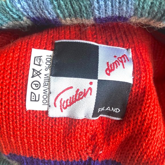 New Tuulevi Design Colorful Wool Scarf & Hat Set - Picture 9 of 9